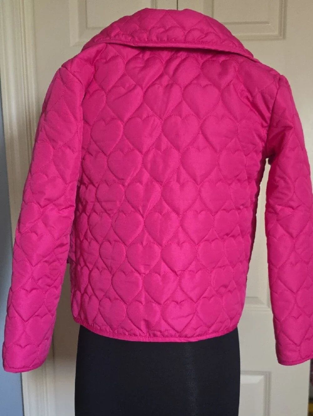 Gymboree Bright Pink Quilted Hooded Puffer Jacket